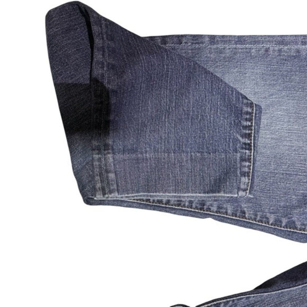 ZARA Man Basic straight leg Men’s size 30 distressed/ acid washed denim wash - Picture 7 of 12